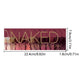 12-Color Pearlescent Shimmer Eyeshadow Palette with Mirror, Waterproof Long-Lasting Eye Makeup