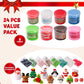 2026 Slime Christmas Advent Calendar, 24-Day Countdown Kit with Dessert-Themed Accessories for Kids