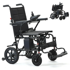 Foldable Electric Wheelchair for Adults, 300 lbs Capacity, 15 Mile Range