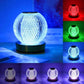 Acrylic Globe Table Lamp, Dimmable Bedside Night Light for Bedrooms, Bars and Cafés