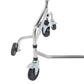 8-Wheel Rollator Walker with 6 Locking Brakes – Adjustable Standing Support Walker, 220 lbs Capacity