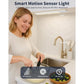 Under Cabinet Lighting, 12 Inch Motion Sensor Light Indoor, 1800mAh USB Rechargeable Closet Light, 3 Color Temperature Operable