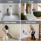 20" U-Shaped Stair Handrail for 1–3 Steps – Heavy Duty Wall-Mounted Safety Grab Bar for Indoor & Outdoor Stairs