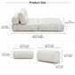 Folding Convertible Sofa Bed – Single Sleeper Chair & Floor Lounge with Back Support Pillow for Living Room, Bedroom & Guest Room