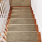 Non-Slip Bullnose Stair Treads, Ultra-Plush Washable Self-Adhesive Carpet Mats for Indoor Steps & Senior Home Safety