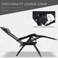 Zero Gravity Reclining Chair Set with Side Table – Folding Adjustable Outdoor Lounge Chairs with Cup Holders & Pillows for Pool, Patio & Backyard