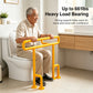 Heavy-Duty Bathroom Grab Bar – Non-Slip Nylon & Stainless Steel Safety Rail with Fluorescent Ring, 661 lb Capacity