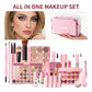 All-in-One Makeup Kit with Concealer, Contour, Highlighter, Blush, Eyebrow Pencil, Eyeshadow & Lip Makeup