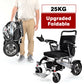 Lightweight Folding Aluminum Alloy Electric Wheelchair for Travel
