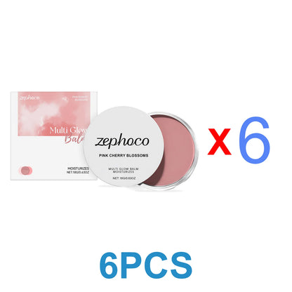 Pink Sakura Cream Blush, Hydrating & Lightweight, Smooth Texture, Long-Lasting Natural Cheek Color