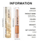 Two-Tone Gradient Eyeshadow Stick, Highly Pigmented Waterproof and Smudge-Resistant Eye Makeup