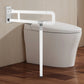 Foldable Toilet Grab Bar – Wall-Mounted Drop-Down Safety Rail with Non-Slip Support Handle