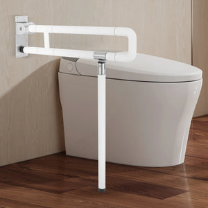 Foldable Toilet Grab Bar – Wall-Mounted Drop-Down Safety Rail with Non-Slip Support Handle