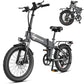 Z20 Folding Electric Bike for Adults – 1200W Peak Motor, 48V 12Ah Removable Battery, 20" Fat Tires, 28 MPH