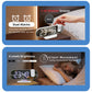 8.8-Inch LED Projection Alarm Clock with 180° Ceiling Projector, Dual Alarms, USB Charging, Temperature & Adjustable Brightness