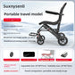Ultra-Lightweight Foldable Ergonomic Portable Wheelchair for Seniors