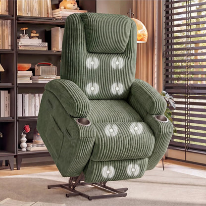 Electric Power Lift Recliner Chair, Adjustable Stand Assist Reclining Sofa Chair for Seniors & Living Room
