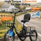 1200W Folding Electric Tricycle for Adults, 748.8Wh Removable Battery, 18"×3" Fat Tires, Step-Through, Up to 60-Mile Range
