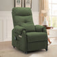 Compact Power Recliner Chair with Wheels & USB Ports, Electric Reclining Chair for Small Spaces, Living Room, Bedroom & Office