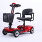 4-Wheel Electric Mobility Scooter for Adults, 250W Motor, 24V Battery, 12-Mile Range, 418 lb Capacity, Foldable with Basket