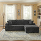 95-Inch L-Shaped Modular Sofa – Modern Boneless Sectional Couch with Comfortable Foam Seating, No Assembly Required