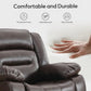 Oversized Faux Leather Power Recliner Chair, Electric Reclining Chair with Thick Cushion & Padded Backrest