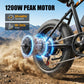 Hopepeak F10 Fat Tire Electric Bike for Adults – 1200W Peak Motor, 48V Battery, 20" × 4" Tires, 7-Speed
