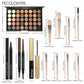 12-Piece Eye & Brow Makeup Set, 40-Color Matte Shimmer & Glitter Eyeshadow Palette, Eyebrow Pencil, Liquid Eyeliner, Mascara & Brushes