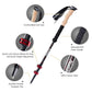 Adjustable Carbon Fiber Trekking Poles – Lightweight Hiking Sticks, 2-Pack