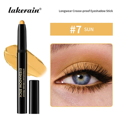 Eyeshadow and Eyeliner Stick, Matte and Shimmer Shades, Waterproof Metallic Glitter Eye Makeup Pencil