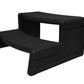 Portable Non-Slip Hot Tub Spa Step, 300 lbs Capacity, Weather-Resistant UV Polyethylene, Reversible Tread, Made in USA