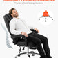 Ergonomic Executive Office Chair, 300/400 lb Capacity PU Leather Reclining Chair with Adjustable Height