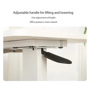 Height Adjustable Overbed Table with Wheels, Tilting Bedside Tray, Mobile Rolling Laptop Desk for Home & Hospital Use