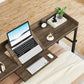 Queen Size Overbed Table with Wheels, Adjustable Tilt Stand, Mobile Laptop Computer Desk for Bedroom & Home Office