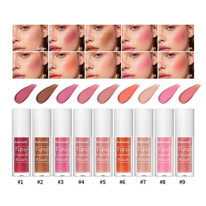 Liquid Blush, Lightweight Blendable Cheek Tint, Dewy Finish, 9 Shades