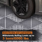 40-Pack Heavy Duty Interlocking Garage Floor Tiles 15.7x15.7 Inch, Non-Slip Modular Flooring Mats, 6000 lb Capacity