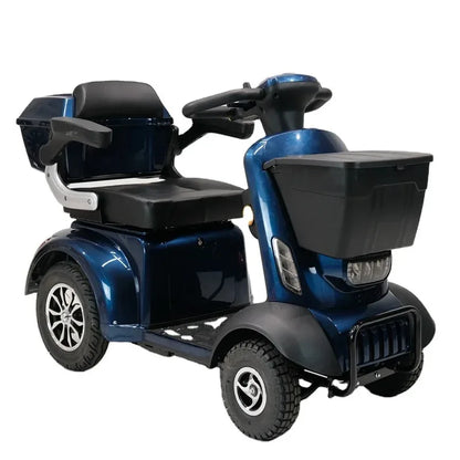 4-Wheel Electric Mobility Scooter with Electromagnetic Brake