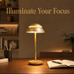 Rechargeable LED Table Lamp, Touch Control, Stepless Dimming, Anti-Glare Light, Non-Slip Base, Nordic Minimalist Design