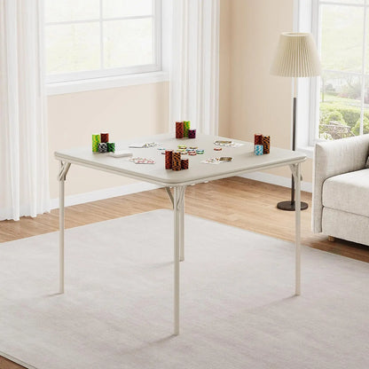 Folding Card & Game Table – Portable Computer Desk & Bedside Table, Water-Resistant for Dining, Picnic, Camping & Small Spaces