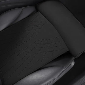 Car Leg Support Cushion – Portable Extended Auto Seat Leg Rest Pillow, Breathable Leather Thigh Support Pad for Car & Bus Travel