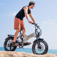 EK6 Max 3000W Folding Electric Bike for Adults – 48V 40Ah Battery, 20" Fat Tires, 30+ MPH, Up to 150-Mile Range