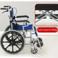 Lightweight Folding Manual Wheelchair with Dual Lock Brakes