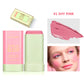 Orange Cream Blush Stick, Moisturizing, Long-Lasting & Waterproof, Twist-Up Design