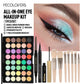 11-Piece Eye & Brow Makeup Set, 40-Color Matte & Shimmer Eyeshadow Palette, Eyebrow Pencil, Liquid Eyeliner, Mascara & Brushes
