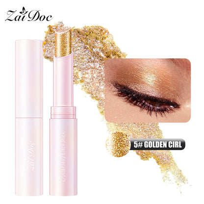 Pearl Shimmer Eyeshadow Stick, Waterproof & Smudge-Proof, Highly Pigmented, 5 Color Options
