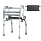Lightweight Foldable Walker with Seat for Elderly Mobility Assistance