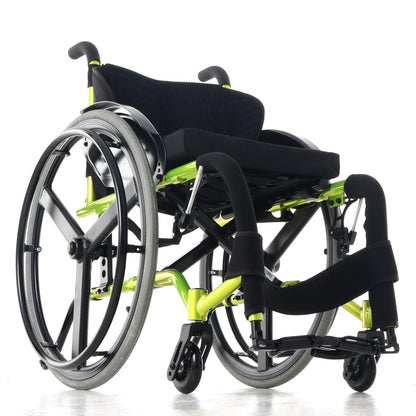 Lightweight Alloy Folding Quick Release Sport Wheelchair