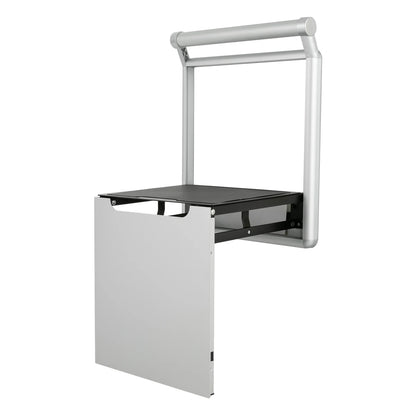 Wall-Mounted Folding Shower Seat – Anti-Slip Fold-Down Bath Chair for Seniors, 330 lb Capacity