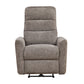Modern 32-Inch Power Recliner Chair with Adjustable Headrest, Breathable Fabric Upholstered Electric Recliner for Living Room