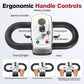 Foldable Electric Mobility Scooter for Adults, Long-Range Battery, Electromagnetic Brake, Portable Travel Scooter, Silver